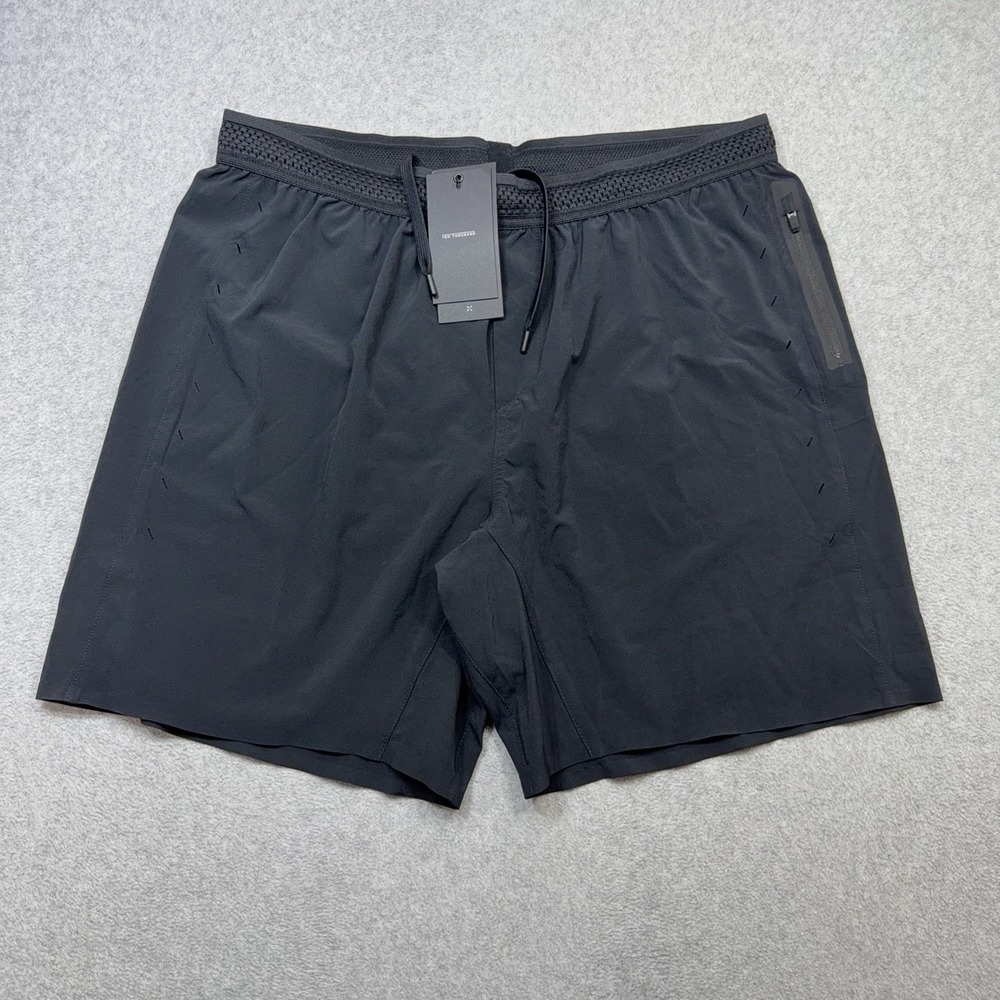 Ten Thousand Session Shorts Mens XL Black 7 Inch Unlined Gym Training Running